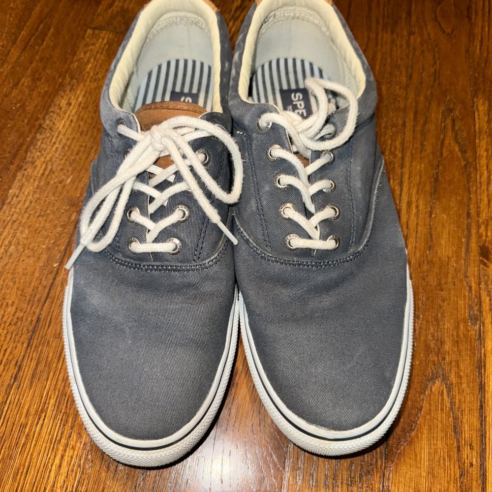 Sperry Blue Canvas Shoes - Size 11